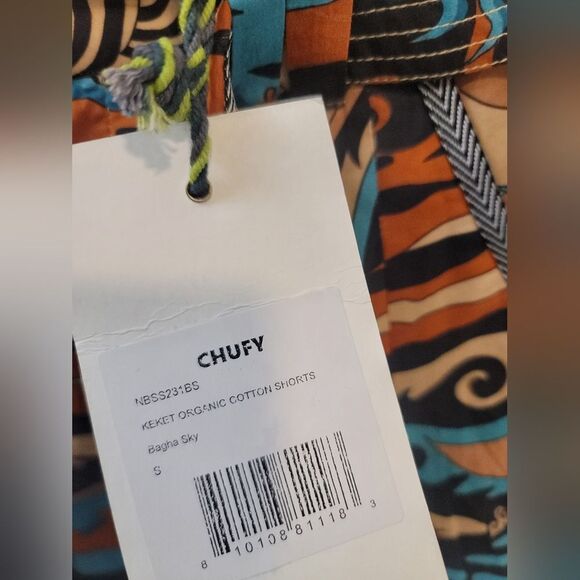 CHUFY KATHMANDU HEIGHTS Keket Shorts Pleated Navy Boho Belted Tie Small NWT - Picture 5 of 9